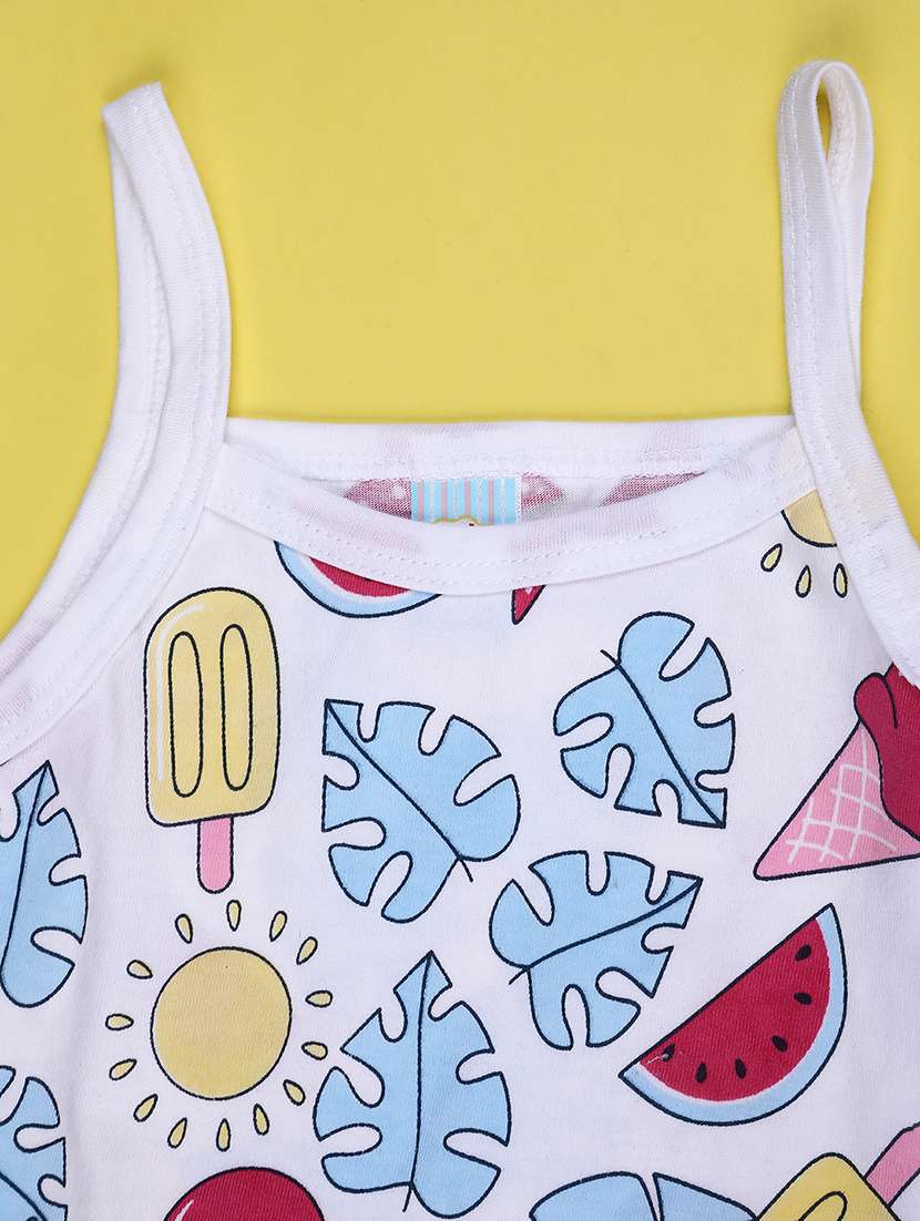 girls pack of 2 printed co-ord set - 22281970 -  Standard Image - 2