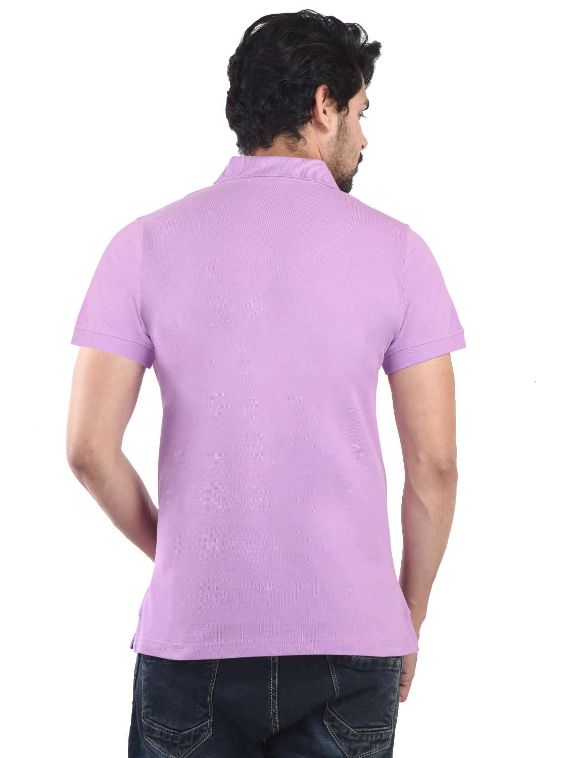 men solid short sleeve regular fit polo t-shirt - 22282281 -  Standard Image - 2