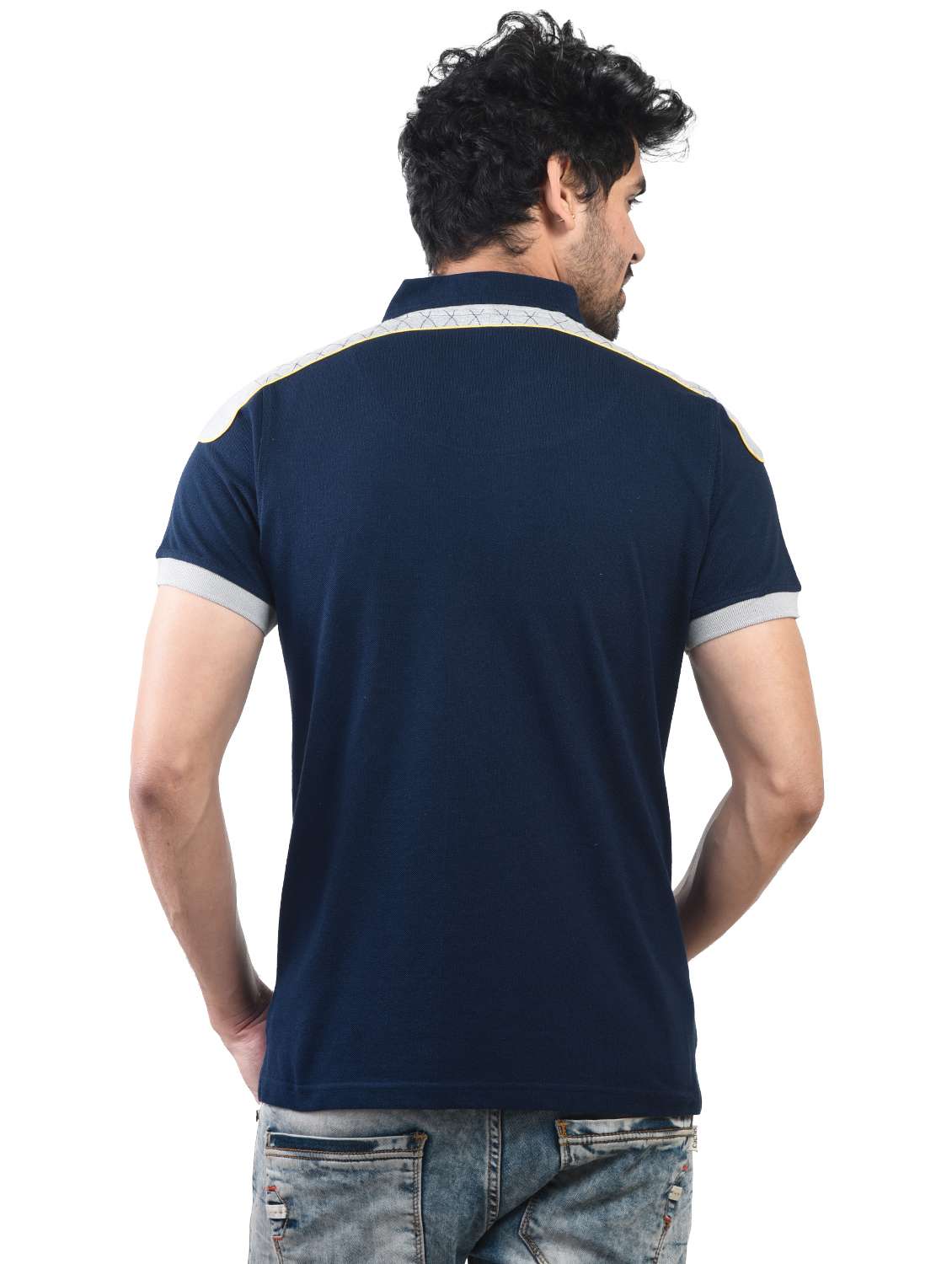 men logo print short sleeve regular fit polo t-shirt - 22282282 -  Standard Image - 2