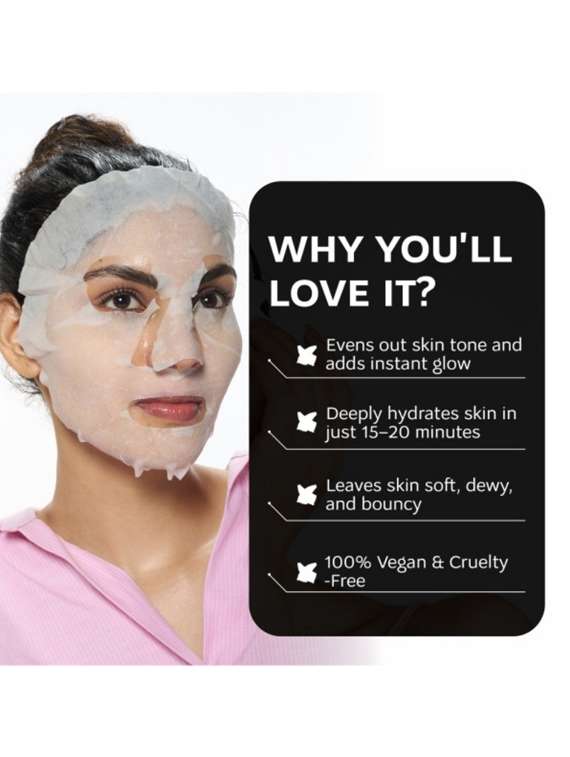 set of 2 moisturizing & hydrating sheet mask with hyaluronic acid - 22282363 -  Standard Image - 2