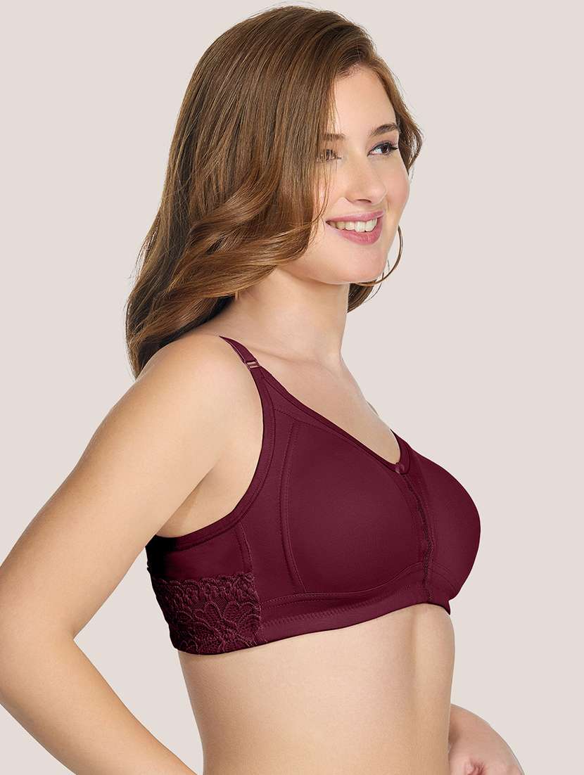 women solid full coverage minimizer bra - 22282389 -  Standard Image - 2