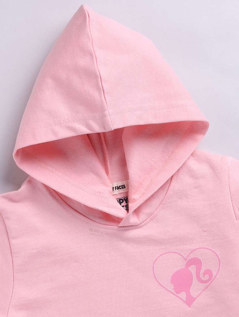 girls printed long sleeve hooded sweatshirt - 22282425 -  Standard Image - 2