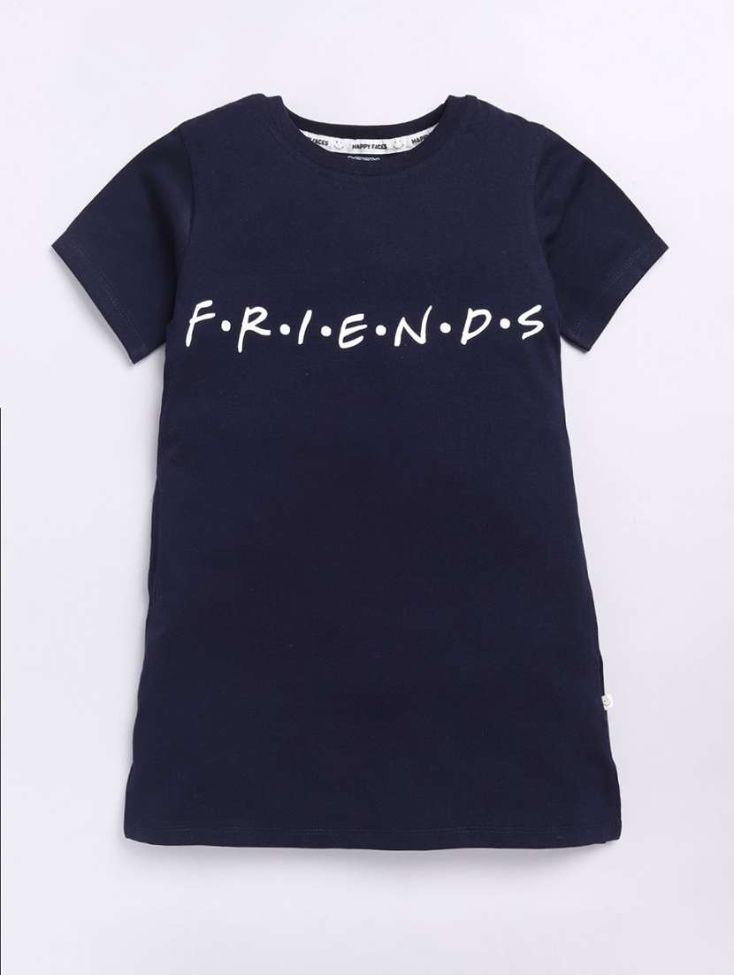 girls printed short sleeve t-shirt dress - 22282448 -  Standard Image - 2