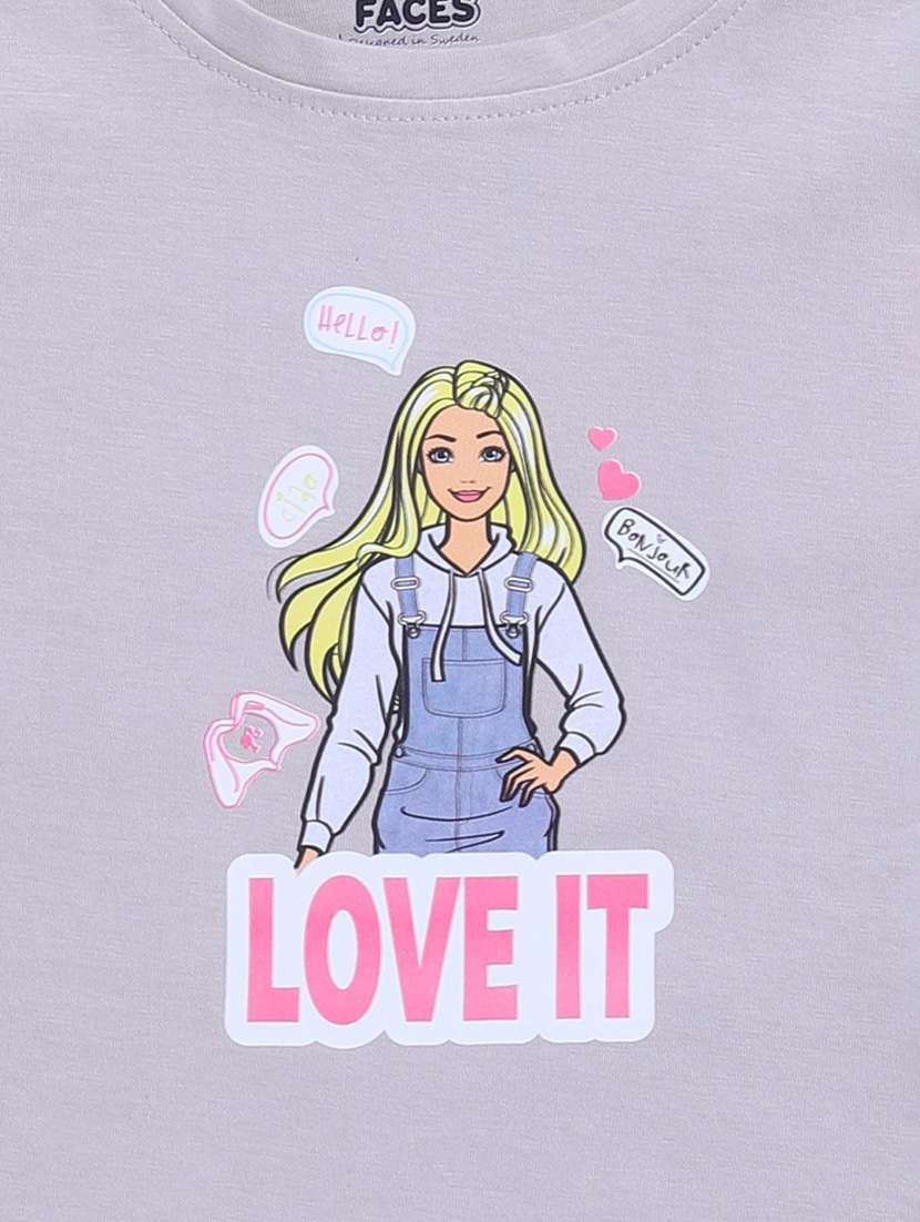 girls printed short sleeve tee - 22282450 -  Standard Image - 2