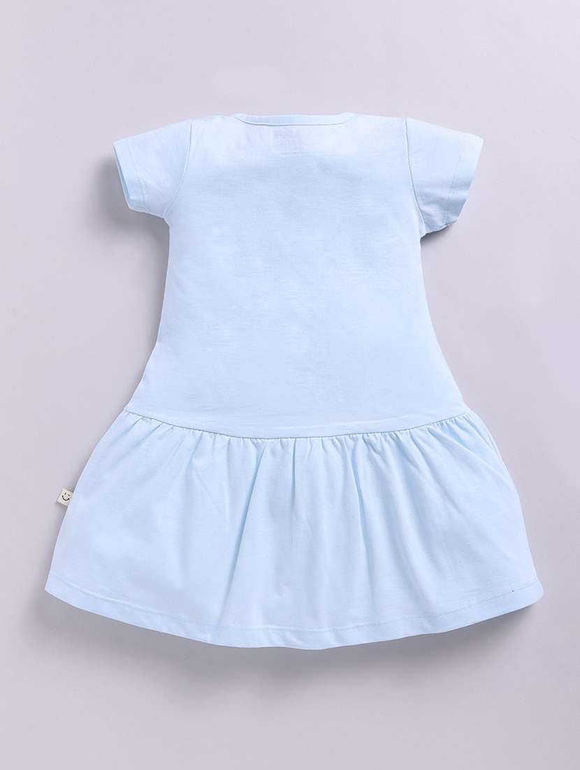 girls printed short sleeve tiered dress - 22282562 -  Standard Image - 2