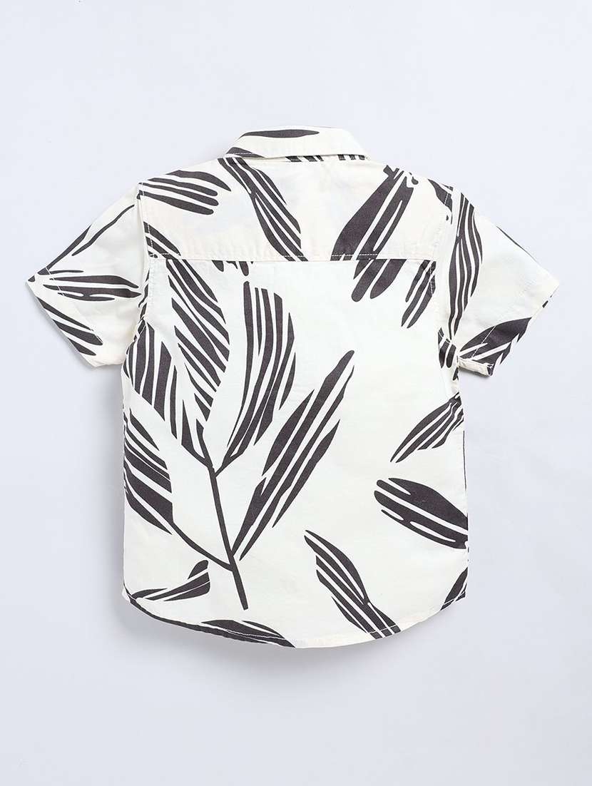 boys printed collared short sleeve shirt - 22282590 -  Standard Image - 2