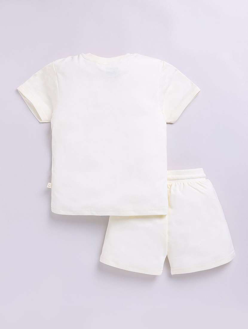 boys printed shorts co-ord set - 22282626 -  Standard Image - 2