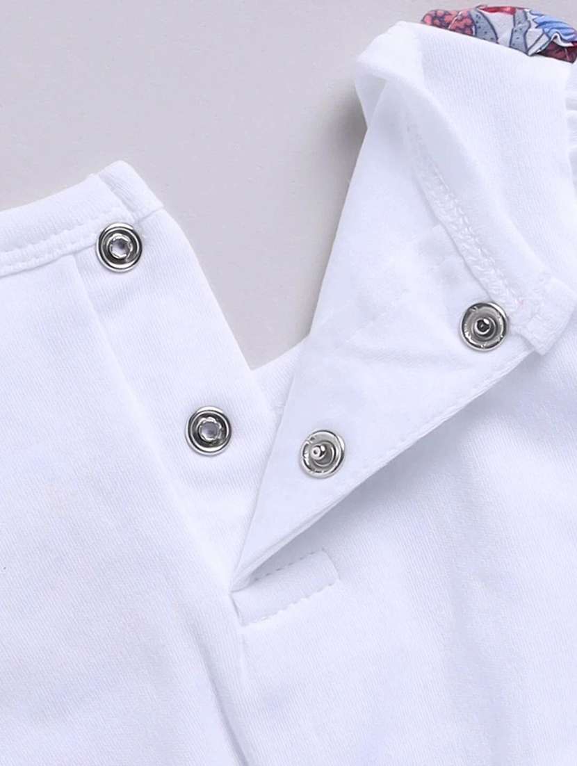 girls printed short sleeve a-line dress - 22283144 -  Standard Image - 2