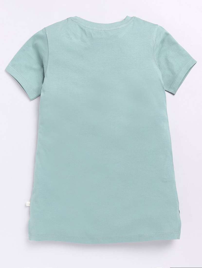 girls printed short sleeve t-shirt dress - 22283232 -  Standard Image - 2