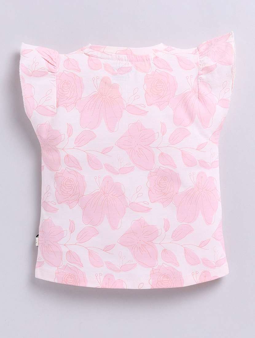 girls printed cap sleeve tee - 22283233 -  Standard Image - 2