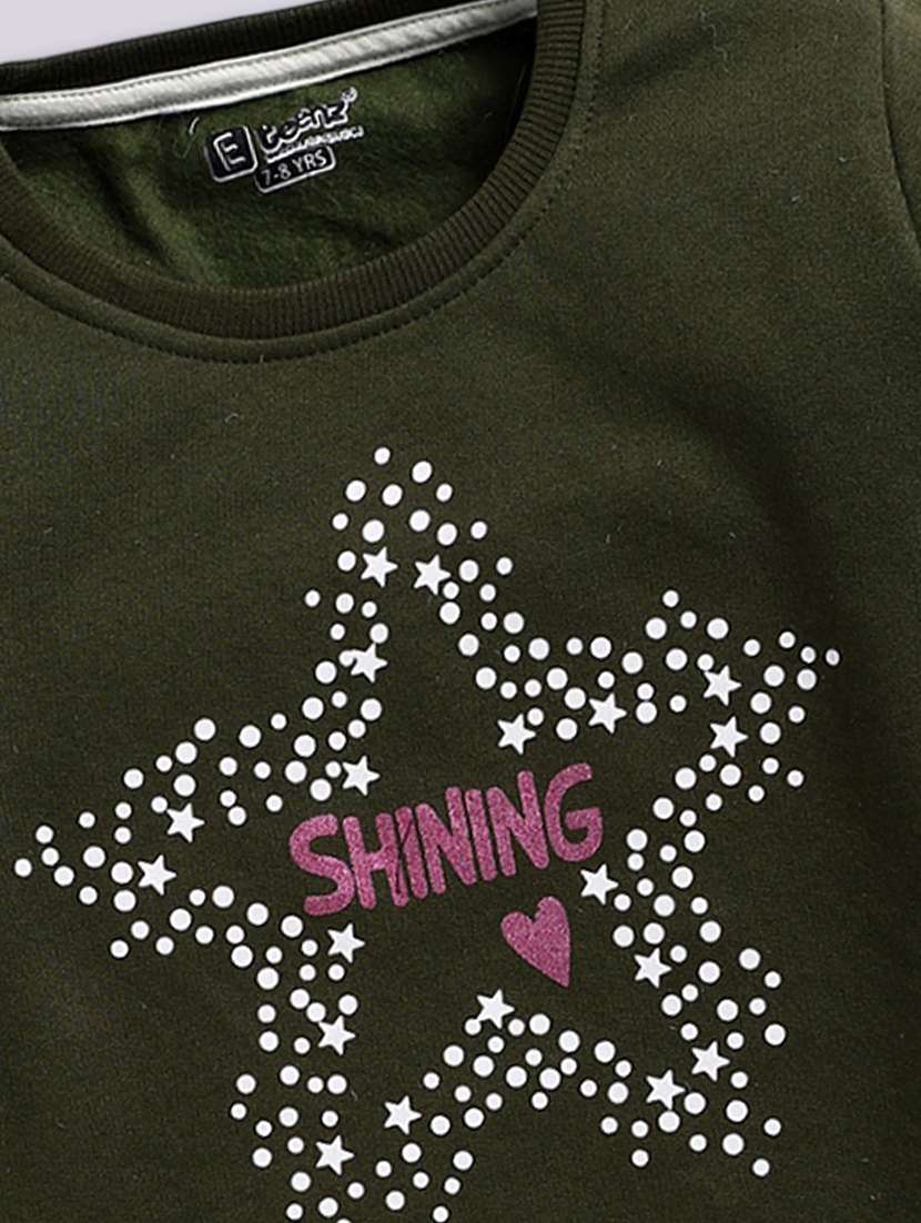 Girls Printed Long Sleeve Sweatshirt - 22283355 -  Standard Image - 2