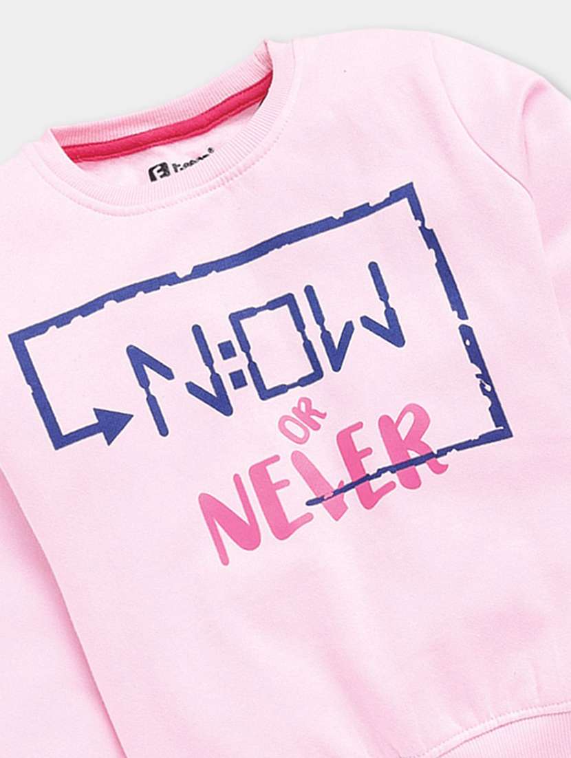girls printed long sleeve sweatshirt - 22283357 -  Standard Image - 2