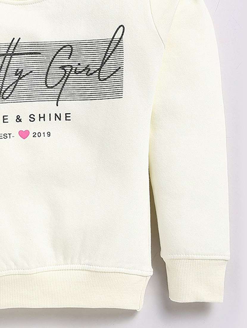 girls printed long sleeve sweatshirt - 22283358 -  Standard Image - 2