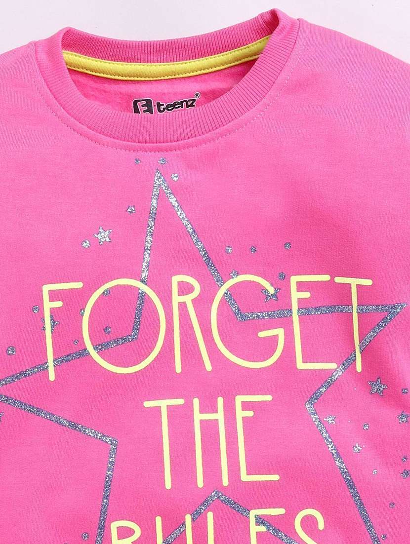 girls printed long sleeve sweatshirt - 22283363 -  Standard Image - 2