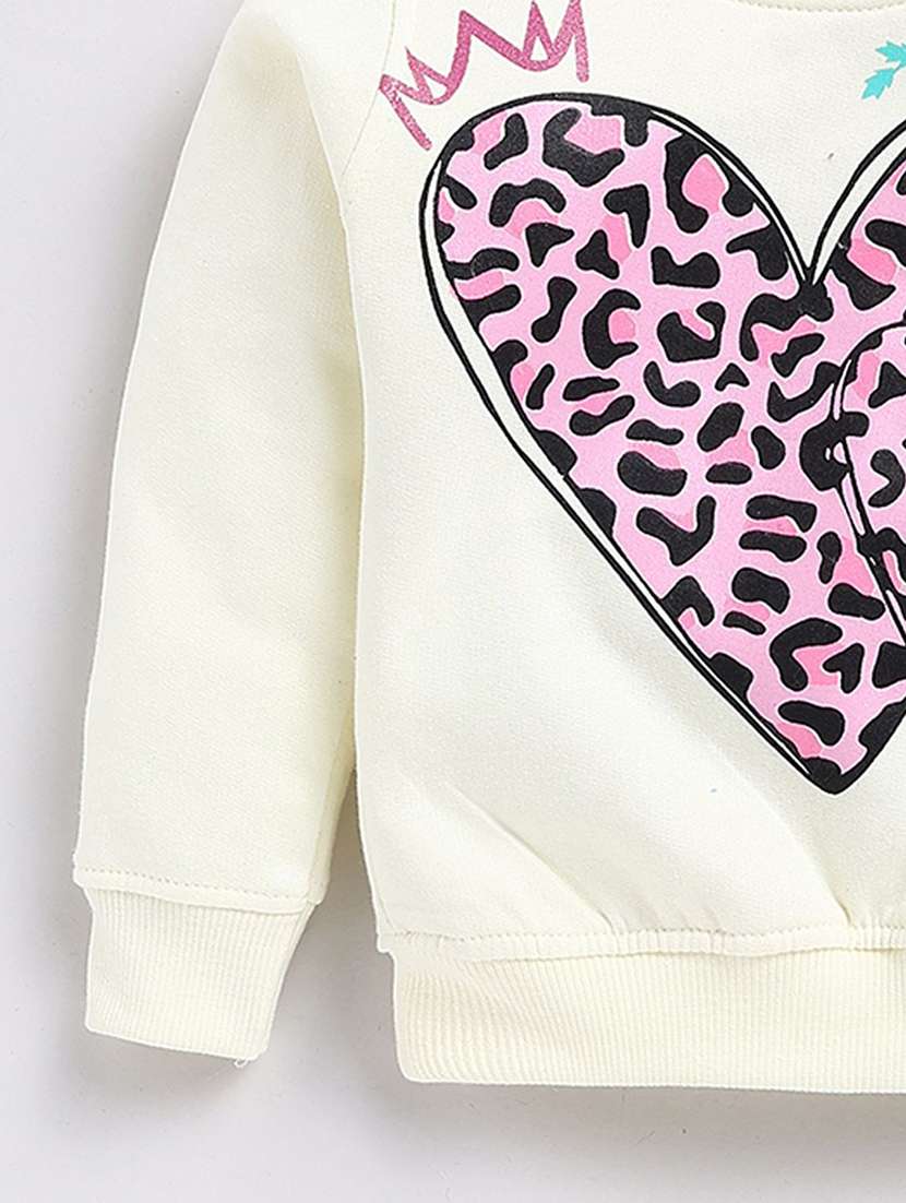 girls printed long sleeve sweatshirt - 22283394 -  Standard Image - 2