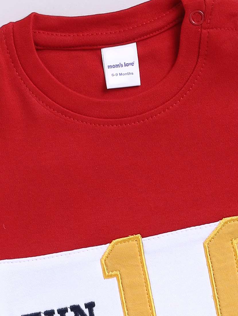 kids color blocked short sleeve romper - 22283659 -  Standard Image - 2