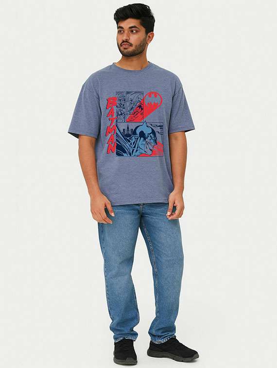 men graphic short sleeve oversized t-shirt - 22285133 -  Standard Image - 2