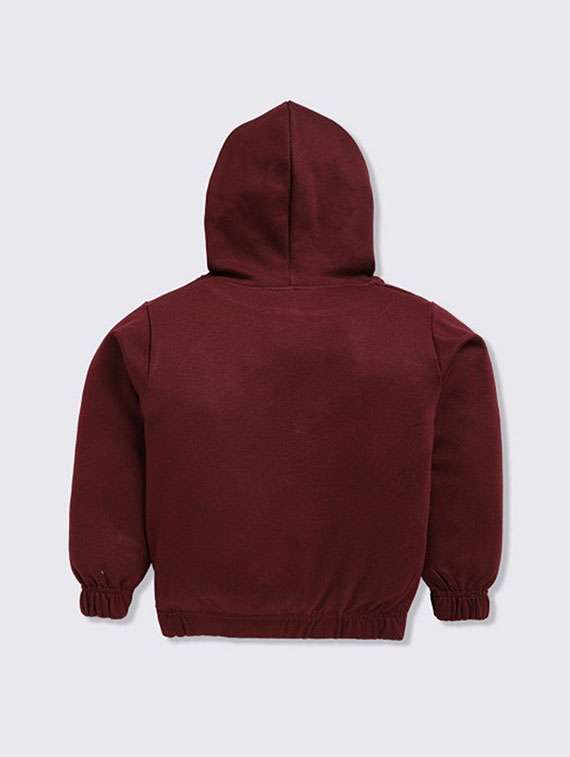 girls printed long sleeve hooded sweatshirt - 22285160 -  Standard Image - 2