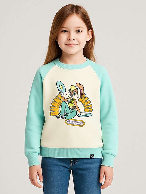 girls printed long sleeve sweatshirt - 22285170 -  Standard Image - 2