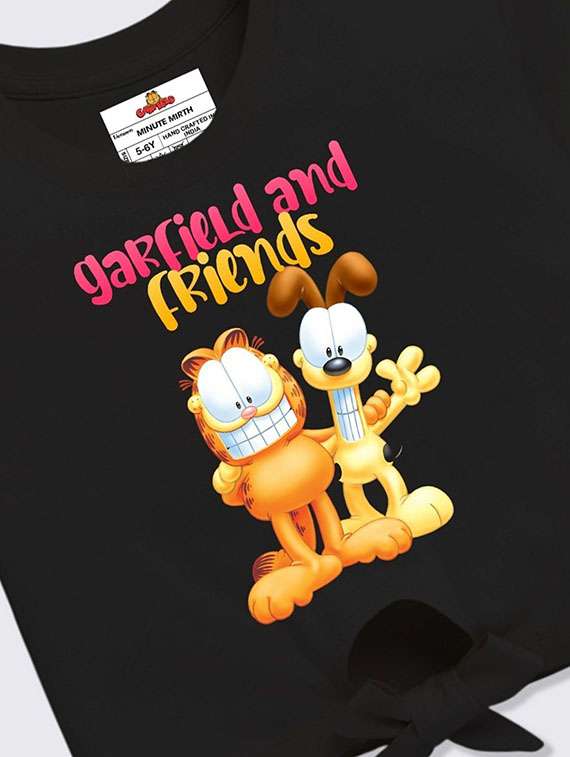 girls printed short sleeve crop tee - 22285188 -  Standard Image - 2