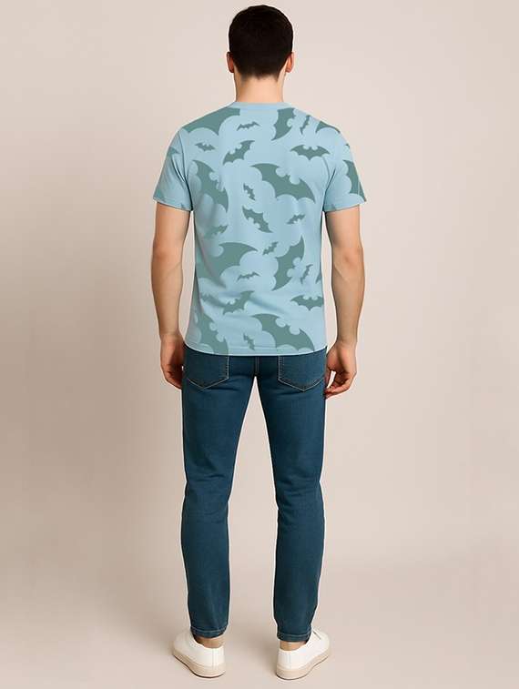 men printed short sleeve regular fit t-shirt - 22285205 -  Standard Image - 2