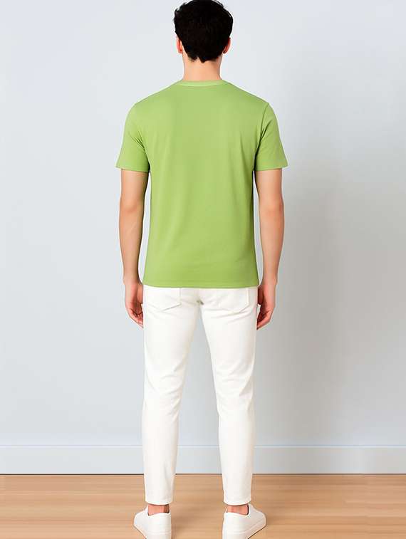 men chest print short sleeve regular fit t-shirt - 22285206 -  Standard Image - 2