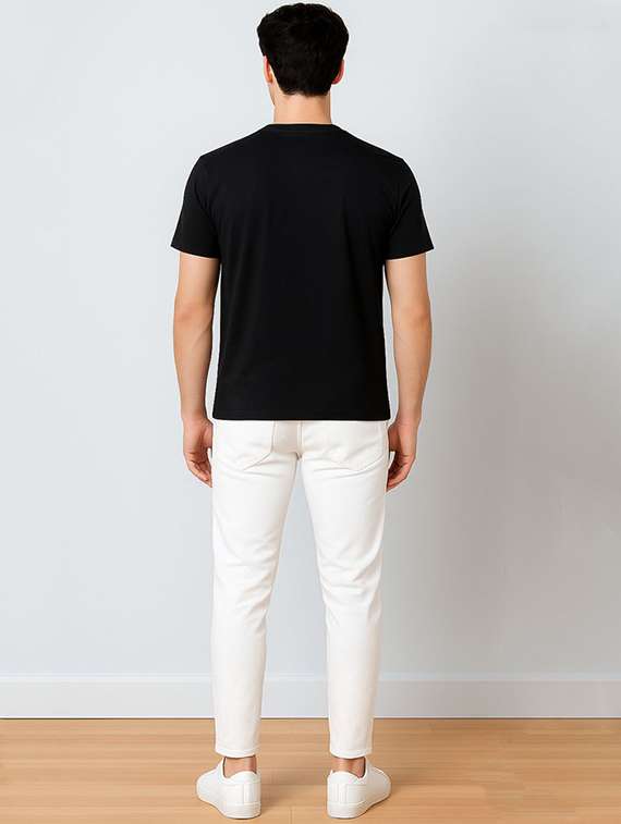 men front print short sleeve regular fit t-shirt - 22285207 -  Standard Image - 2