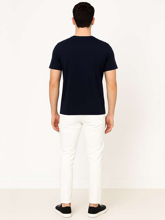 men front print short sleeve regular fit t-shirt - 22285209 -  Standard Image - 2