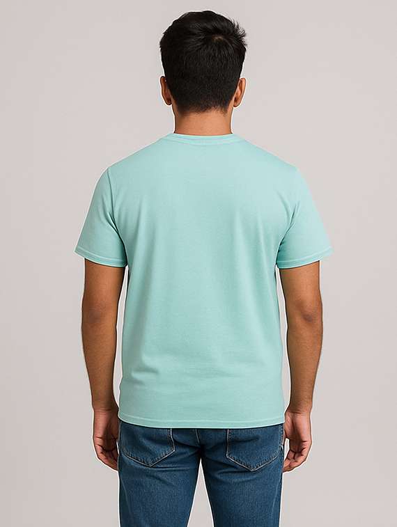 men front print short sleeve regular fit t-shirt - 22285236 -  Standard Image - 2