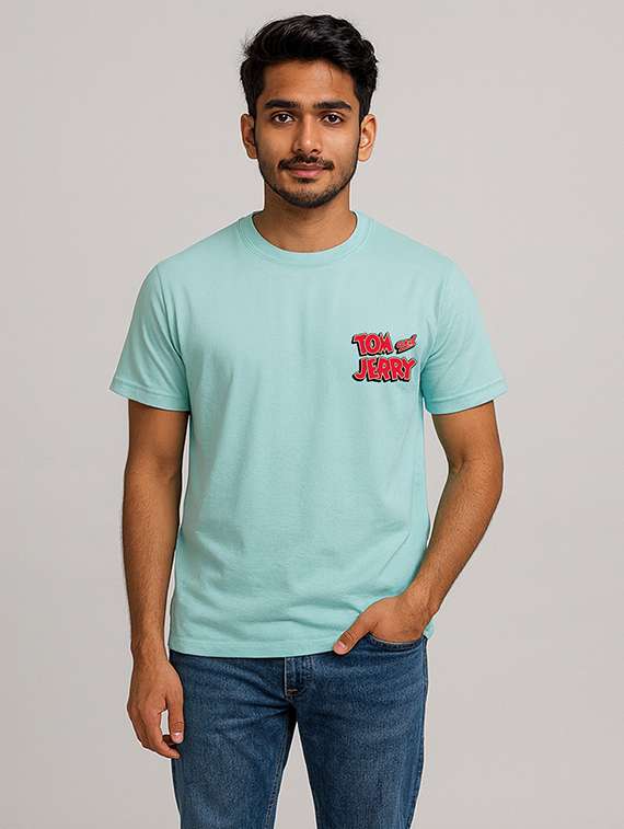 Men Front & Back Print Short Sleeve Regular Fit T-shirt - 22285237 -  Standard Image - 2