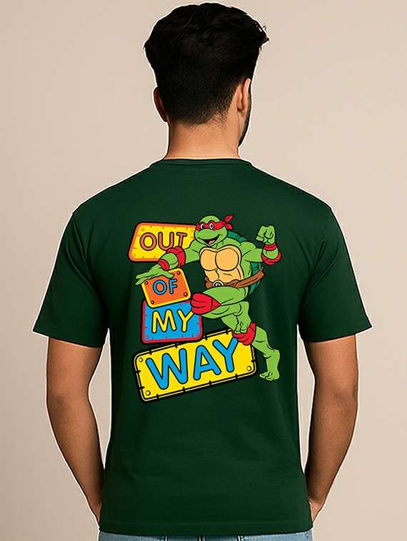 men front & back print short sleeve regular fit t-shirt - 22285319 -  Standard Image - 2