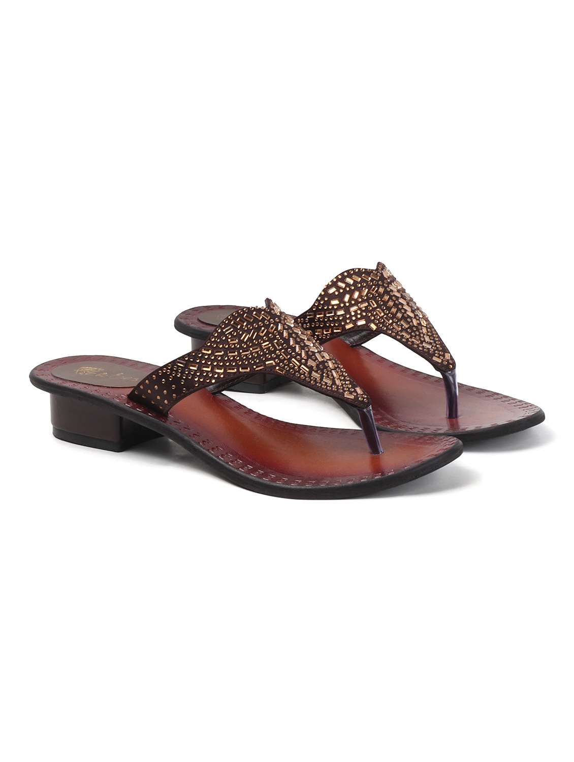 Women Embellished Slip On Sandal - 22285348 -  Standard Image - 2