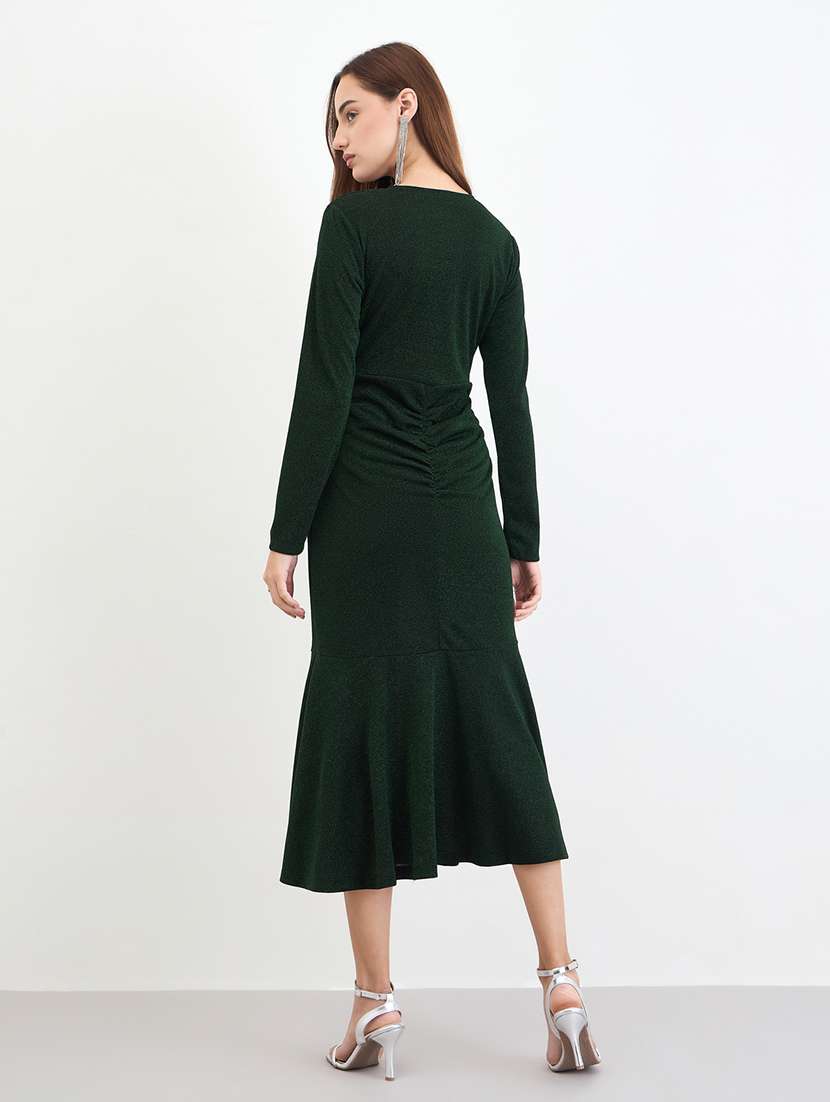 women solid long sleeve bodycon dress - 22285473 -  Standard Image - 2