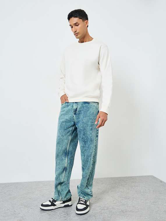 men solid long sleeve regular fit sweatshirt - 22285851 -  Standard Image - 2