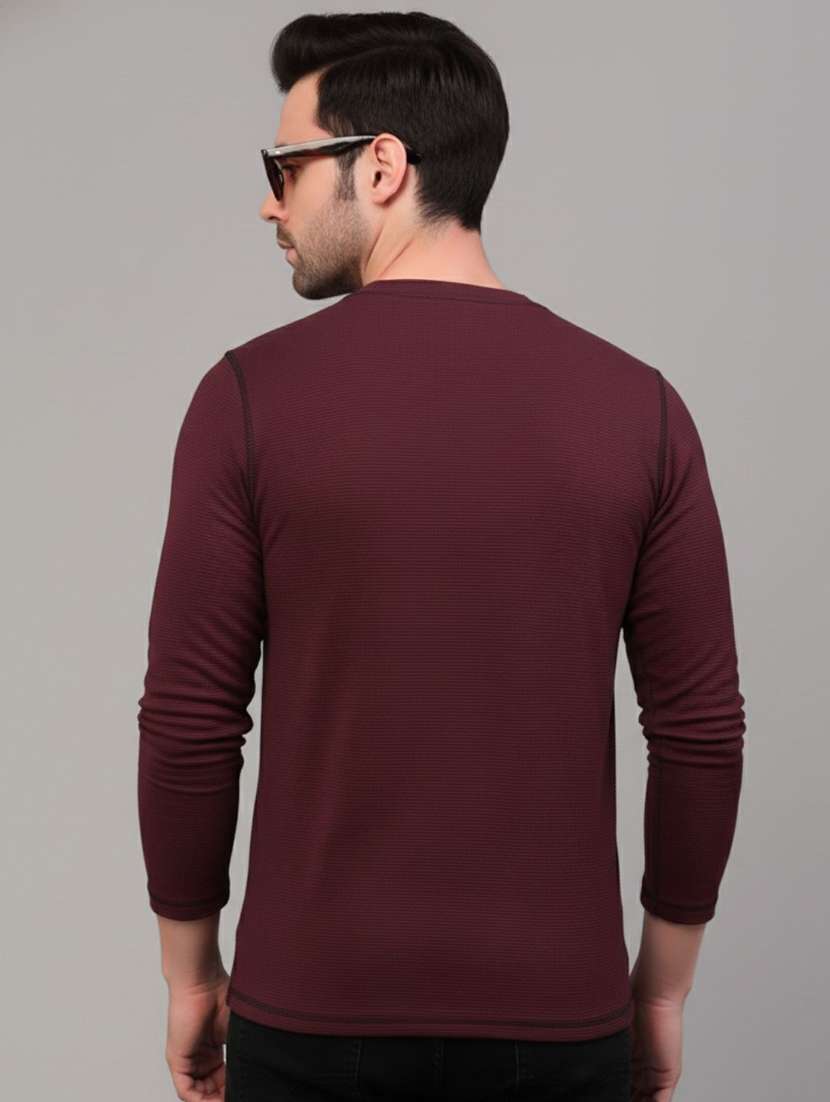 men solid long sleeve slim fit t-tshirt - 22285882 -  Standard Image - 2