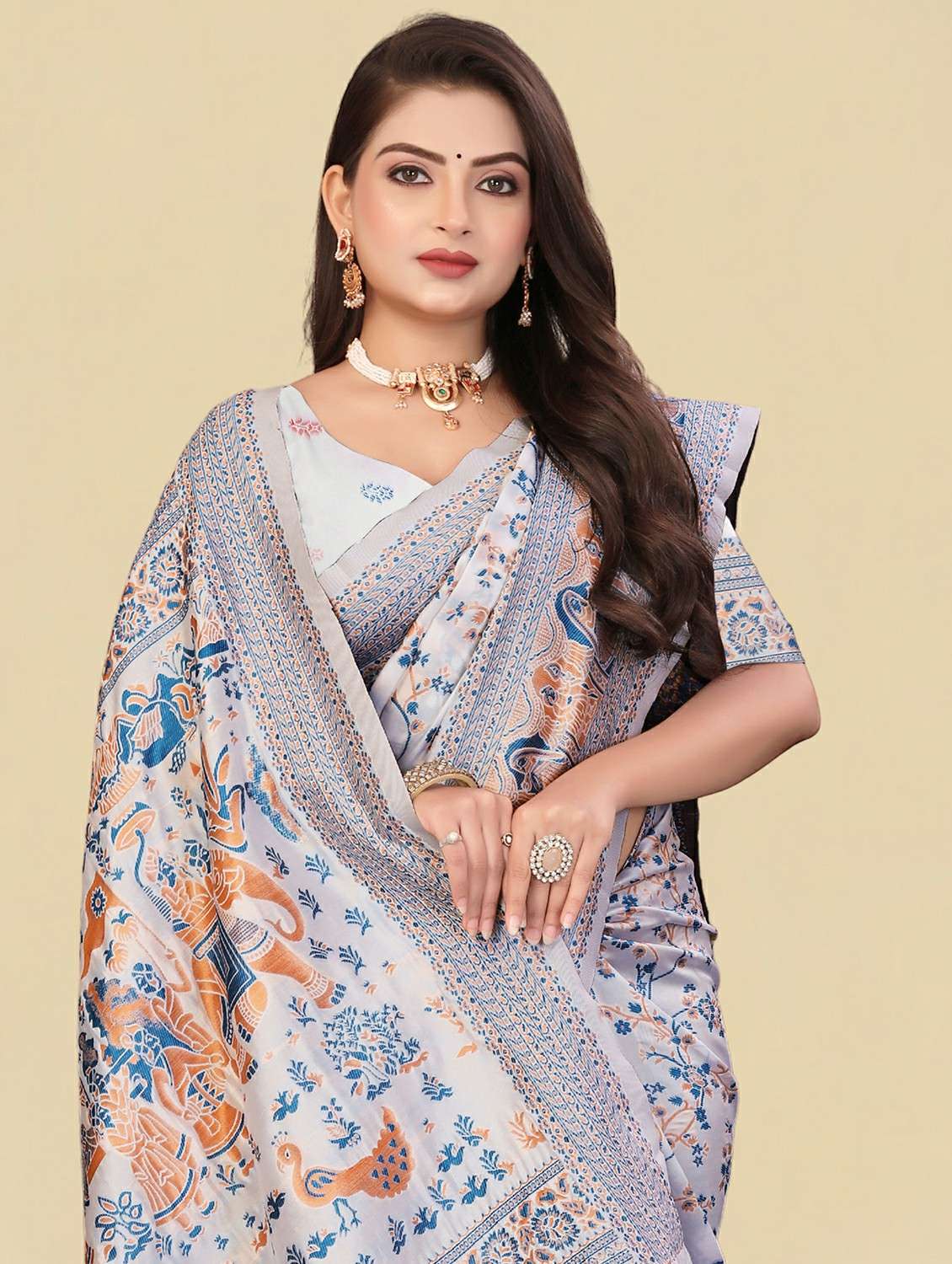 women self design banarasi saree with blouse - 22285913 -  Standard Image - 2