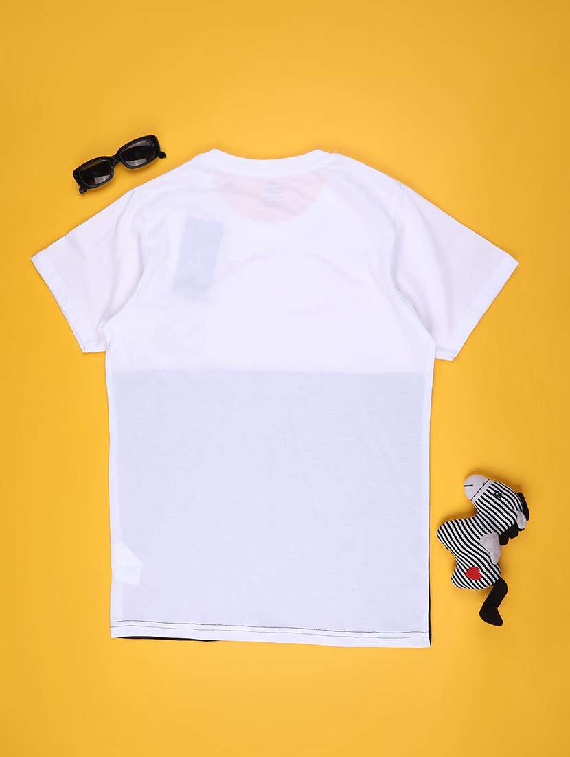 boys colro blocked short sleeve t-shirt - 22286112 -  Standard Image - 2