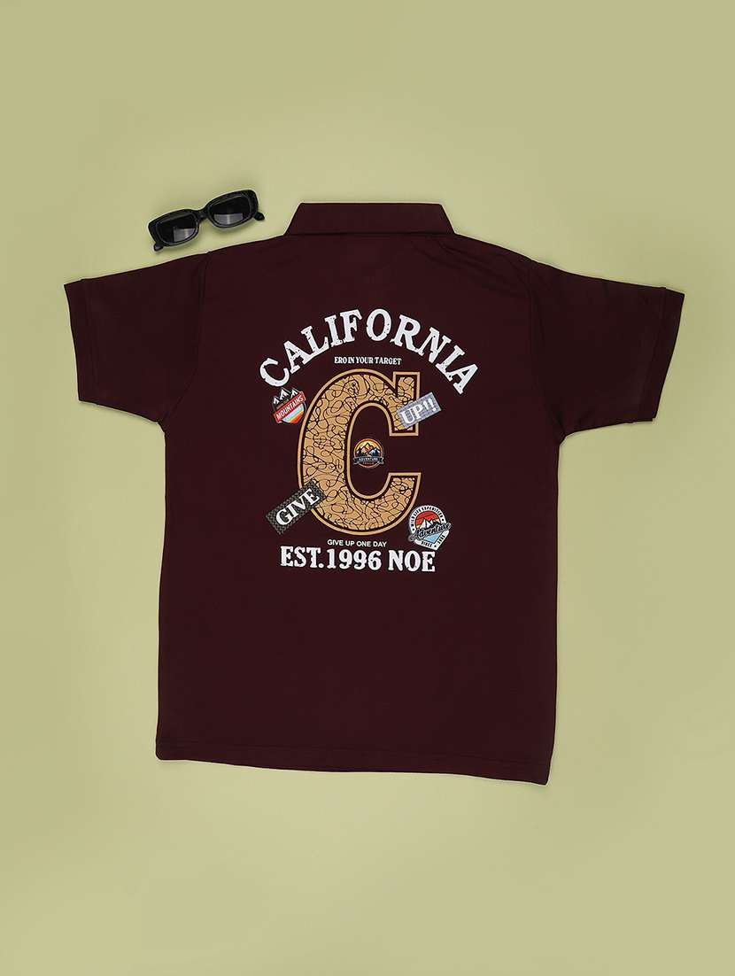 boys printed short sleeves polo t-shirt - 22286120 -  Standard Image - 2