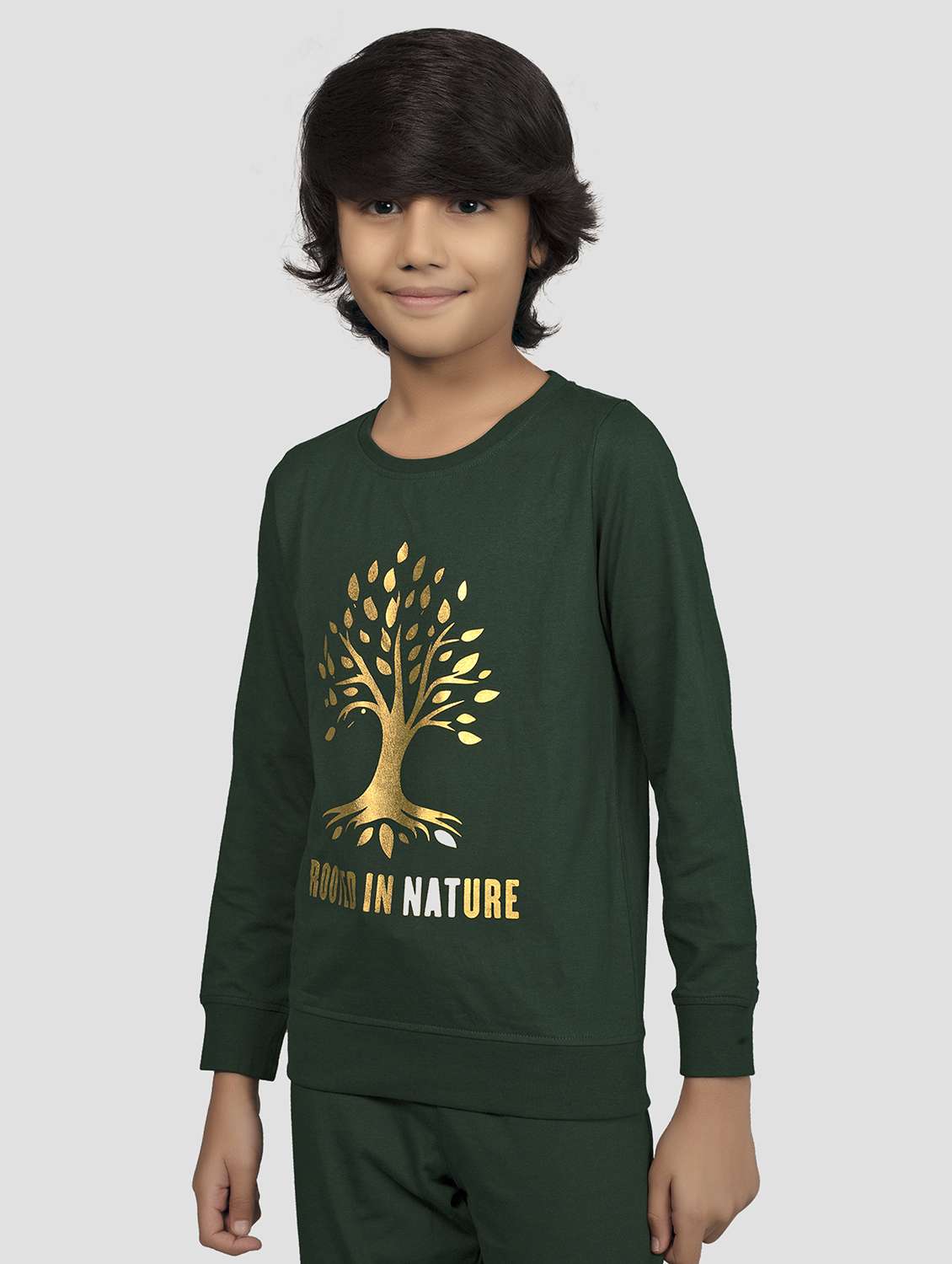 boys printed long sleeve nightwear pyjama set - 22286430 -  Standard Image - 2