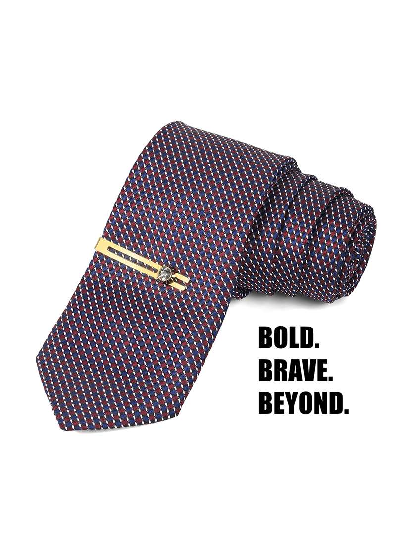 men neck tie set with pocket square & tie pin - 22286435 -  Standard Image - 2