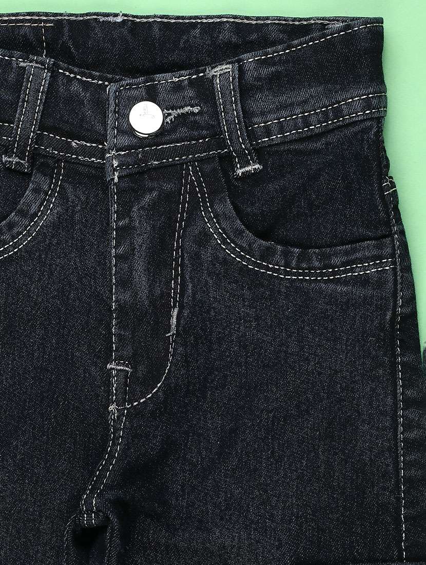 girls plain mid rise relaxed fit cargo - 22286848 -  Standard Image - 2