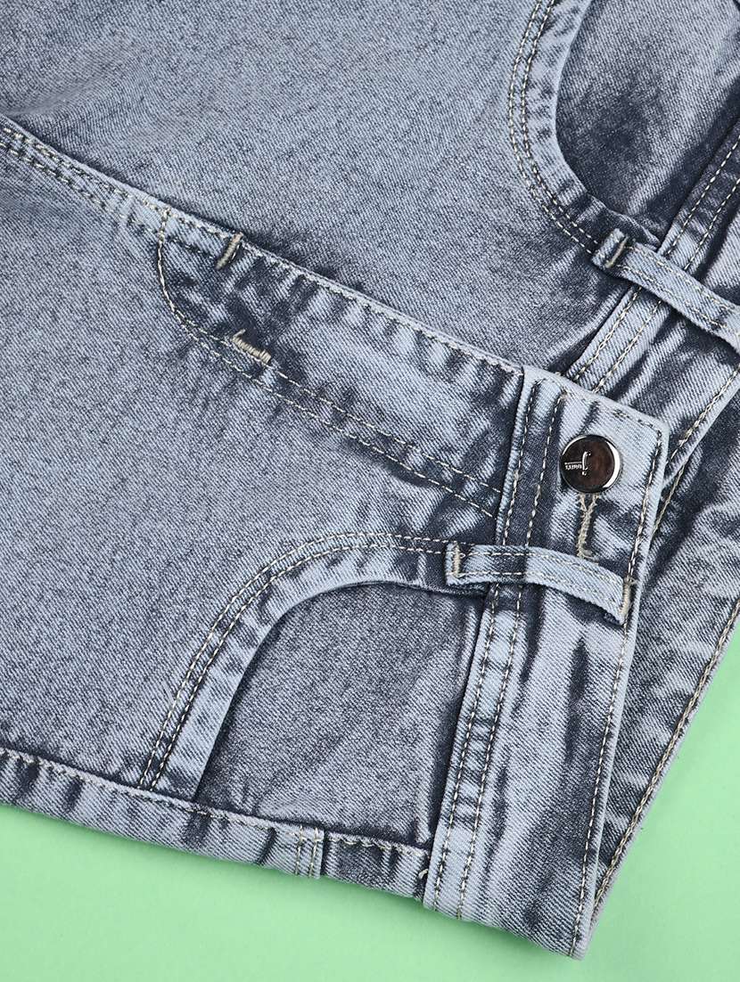 girls plain mid rise straight fit jeans - 22286855 -  Standard Image - 2