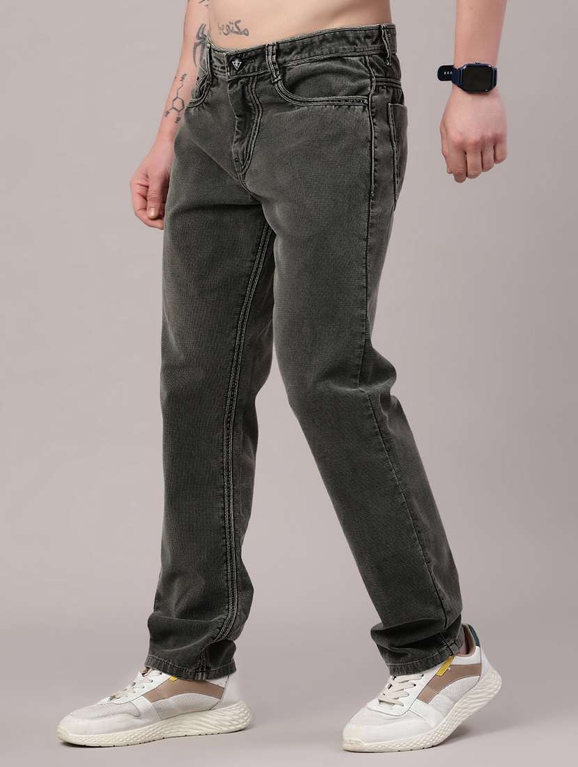 men washed mid rise straight fit  jeans - 22286895 -  Standard Image - 2