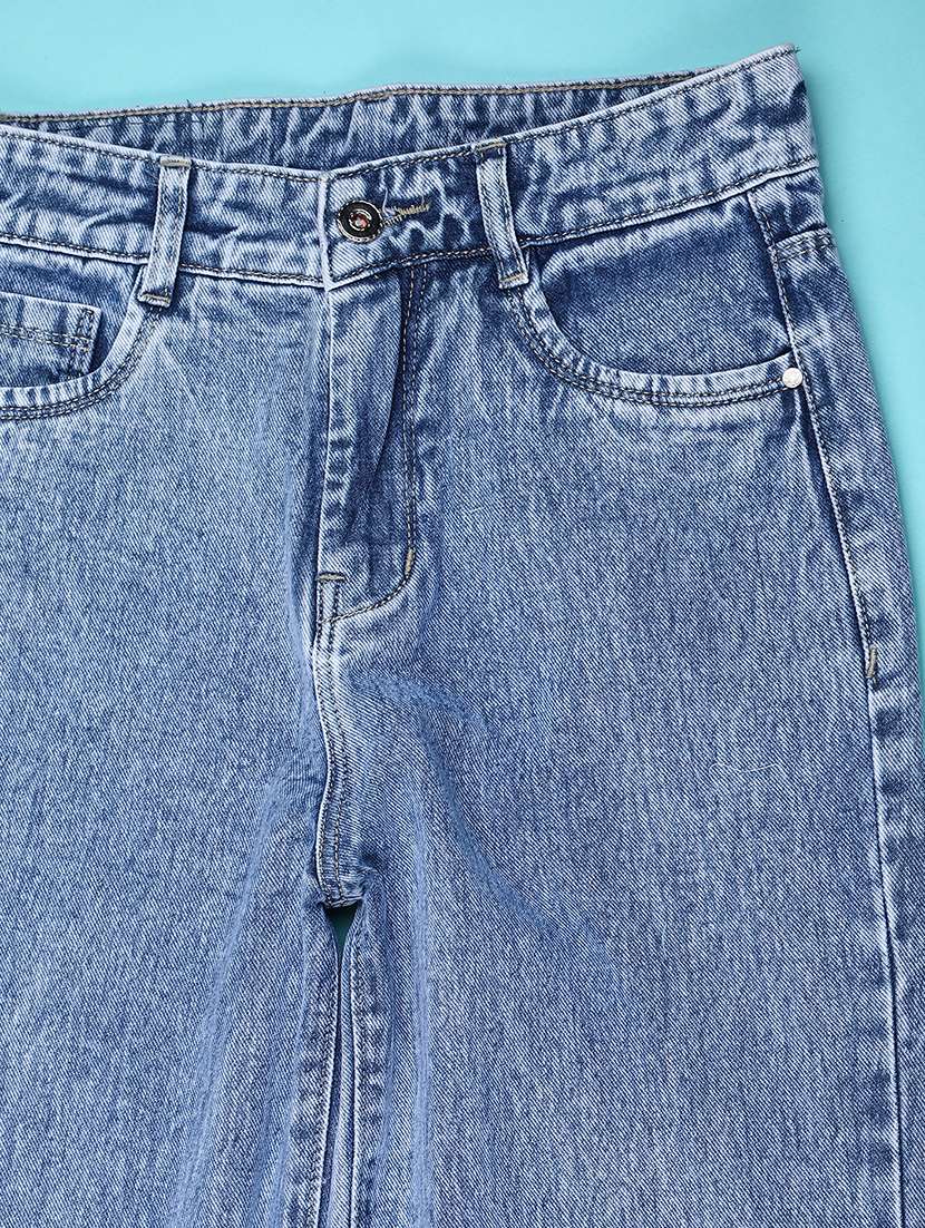 girls mid rise straight fit jeans - 22286908 -  Standard Image - 2