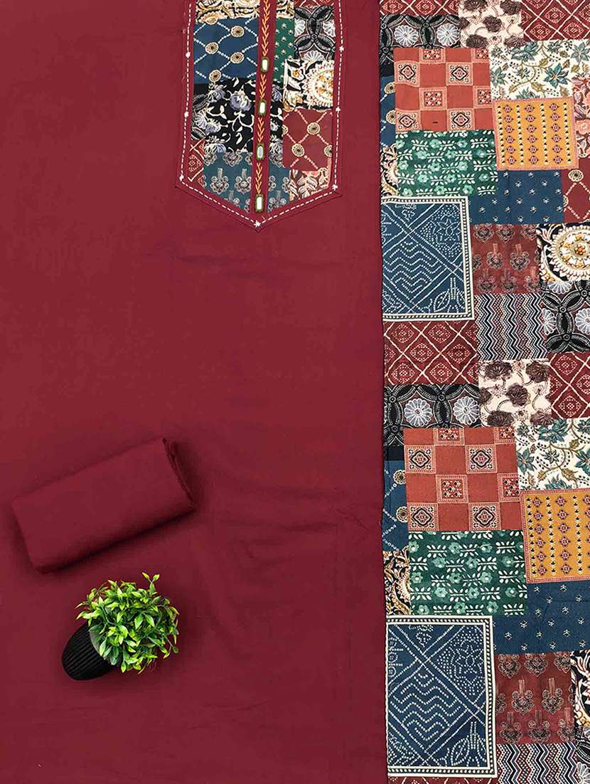 women printed unstitched suit set - 22286928 -  Standard Image - 2