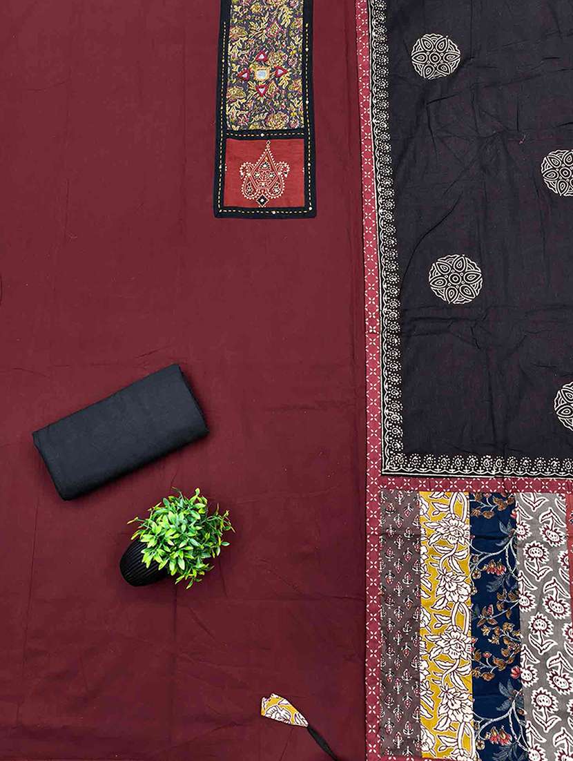 women printed unstitched suit set - 22286931 -  Standard Image - 2