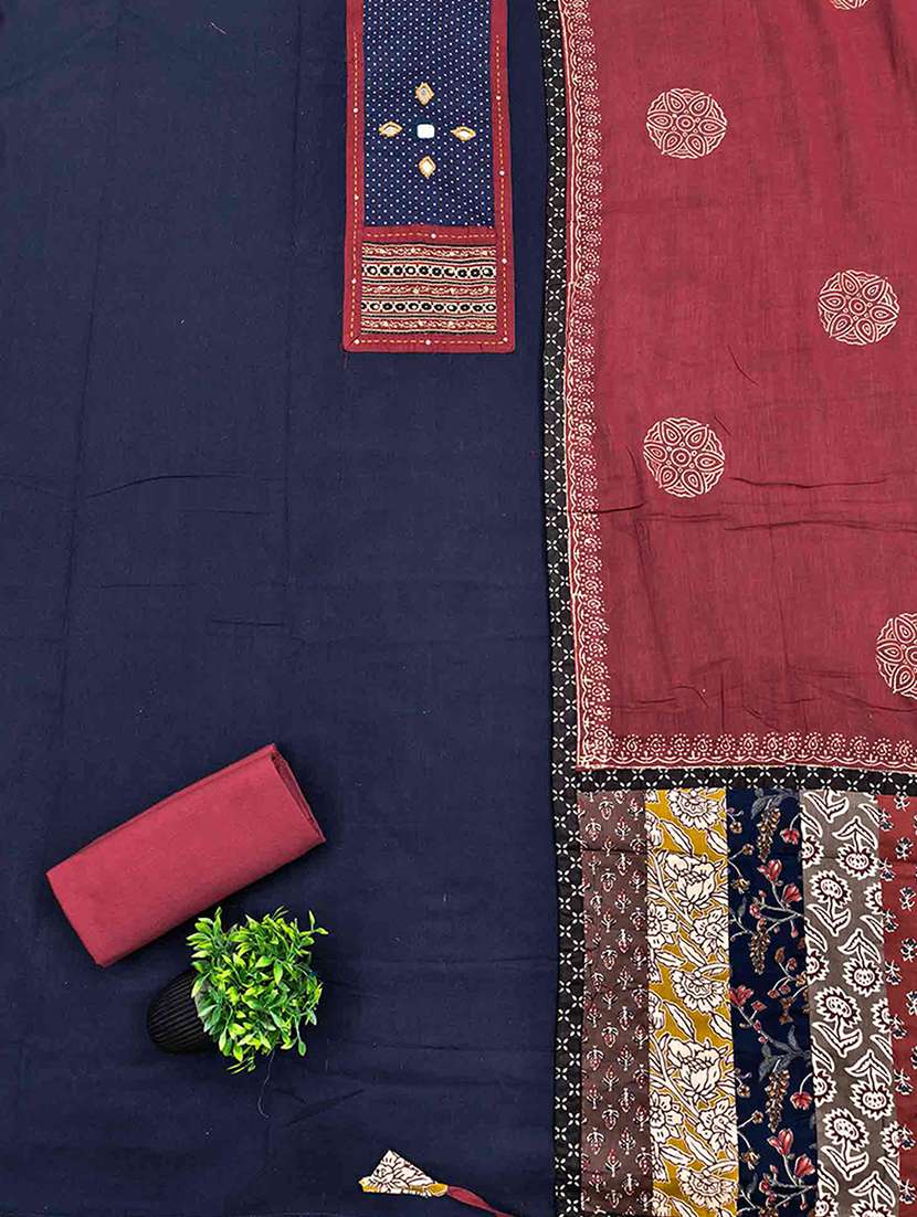 women printed unstitched suit set - 22286932 -  Standard Image - 2