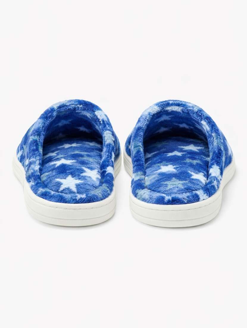 women printed slip on winterwear slipper - 22286954 -  Standard Image - 2