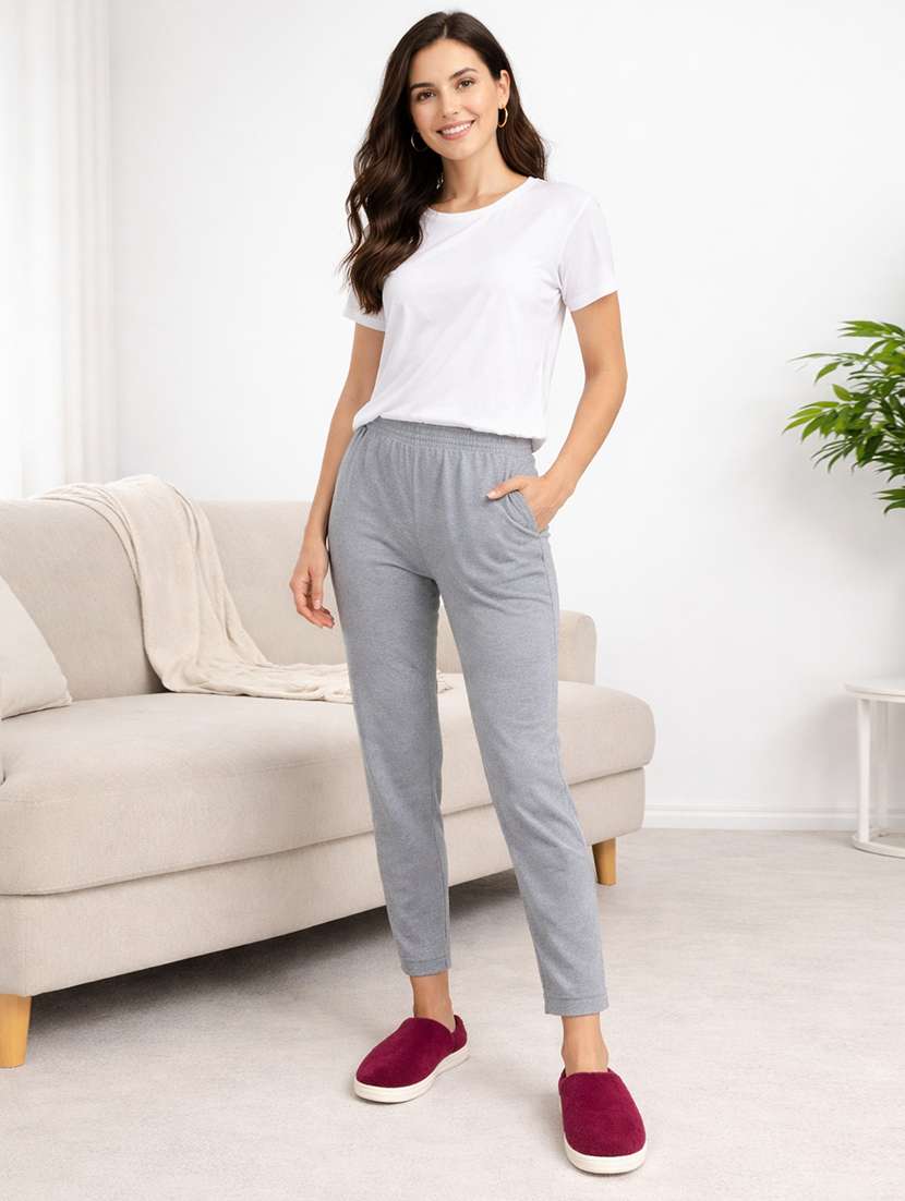 women solid slip on winterwear slipper - 22286969 -  Standard Image - 2