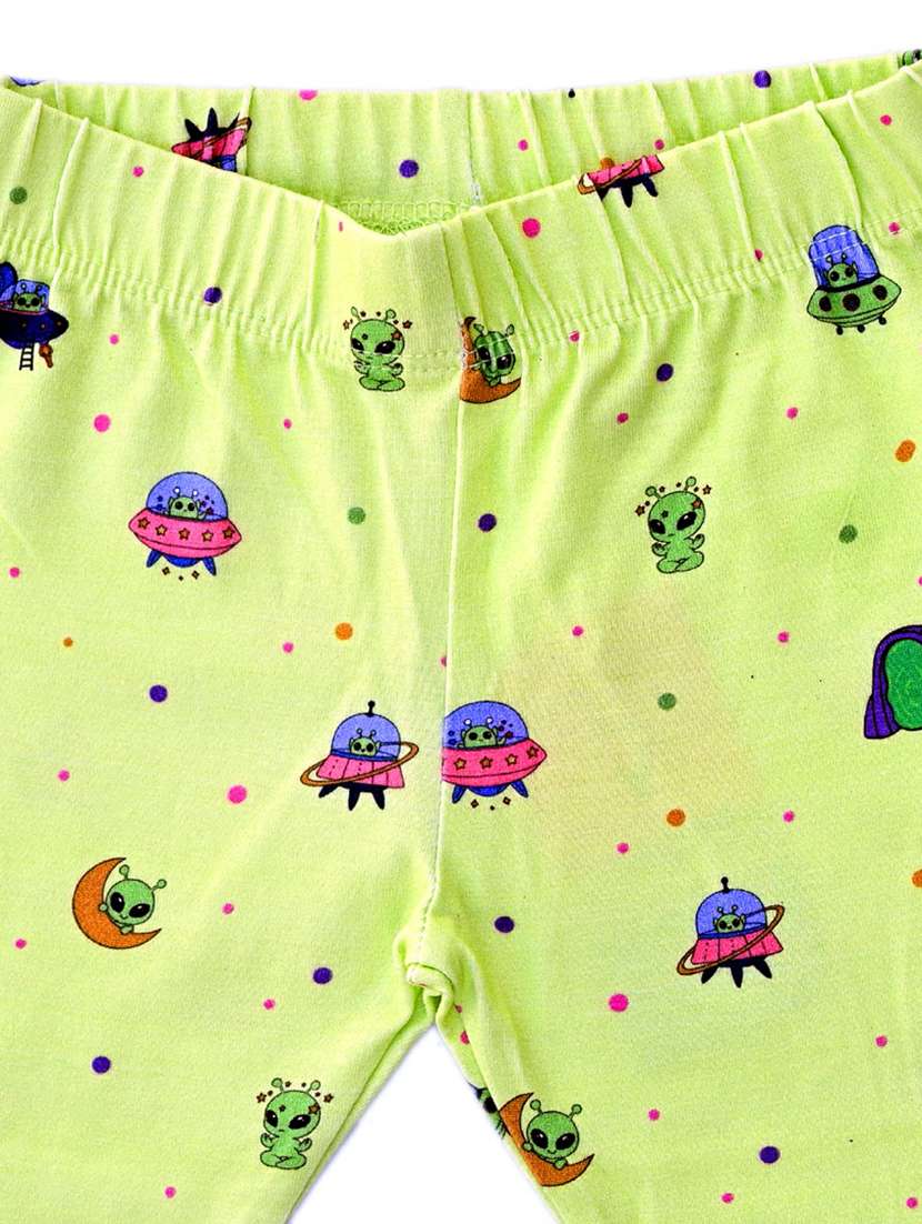 girls printed mid rise legging - 22287132 -  Standard Image - 2